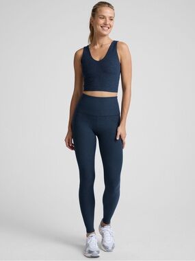 Beyond Yoga Spacedye midnight blue high-rise leggings - size Medium
